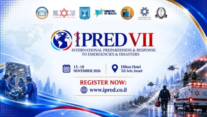 משרד הבריאות: כנס IPRED הבינלאומי להיערכות לחירום ייערך בנובמבר 2026